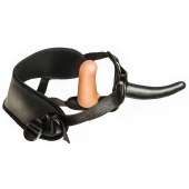 Женский страпон с вагинальной пробкой Woman Strap - 12 см. - LOVETOY (А-Полимер) - купить с доставкой в Набережных Челнах