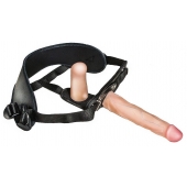 Женский страпон с вагинальной пробкой Woman Strap - 18 см. - LOVETOY (А-Полимер) - купить с доставкой в Набережных Челнах