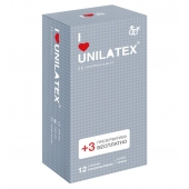 Презервативы с точками Unilatex Dotted - 12 шт. + 3 шт. в подарок - Unilatex - купить с доставкой в Набережных Челнах