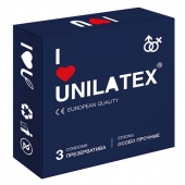 Ультрапрочные презервативы Unilatex Extra Strong - 3 шт. - Unilatex - купить с доставкой в Набережных Челнах