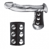 Утяжка на пенис на кнопочках 100% PVC STRAP WITH METAL SNAP - BlueLine - купить с доставкой в Набережных Челнах