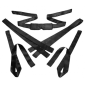 Бондажный набор из сатиновых лент Bordeaux 5 Piece Satin Bondage Set - XR Brands - купить с доставкой в Набережных Челнах