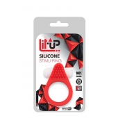 Красное эрекционное кольцо LIT-UP SILICONE STIMU RING 1 RED - Dream Toys - в Набережных Челнах купить с доставкой