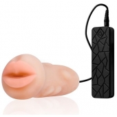 Мастурбатор-ротик с вибрацией REALSTUFF VIBRATING MASTURBATOR MOUTH - Dream Toys - в Набережных Челнах купить с доставкой