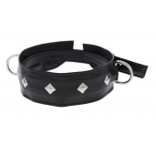Полиуретановый ошейник с пуклями и D-кольцами Collar with Studs - Blush Novelties - купить с доставкой в Набережных Челнах