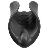 Чёрный мастурбатор Vibrating Silicone Stimulator с вибрацией - Pipedream - в Набережных Челнах купить с доставкой