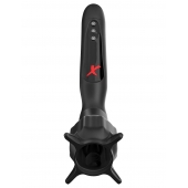 Чёрный вибростимулятор для головки члена с эффектом всасывания Vibrating Roto-Sucker - Pipedream - в Набережных Челнах купить с доставкой