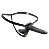 Женский страпон с вагинальной пробкой Double Penetrix Strap-on - 15 см. - Pipedream - купить с доставкой в Набережных Челнах