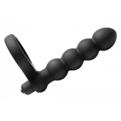 Насадка для двойного проникновения Double Fun Cock Ring with Double Penetration Vibe - XR Brands - в Набережных Челнах купить с доставкой