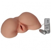 Телесная вибровагина из киберкожи с выносным пультом - LOVETOY (А-Полимер) - в Набережных Челнах купить с доставкой