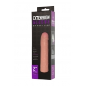 Насадка-удлинитель Extension sleeve телесного цвета - 18,5 см. - Sitabella - в Набережных Челнах купить с доставкой