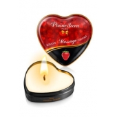 Массажная свеча с ароматом клубники Bougie Massage Candle - 35 мл. - Plaisir Secret - купить с доставкой в Набережных Челнах