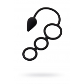 Тройное эрекционное кольцо с анальным хвостом Drop S-size - Erotist Adult Toys - в Набережных Челнах купить с доставкой