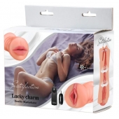 Двусторонний мастурбатор с вибропулей Satisfaction Lucky charm - Lola Games - в Набережных Челнах купить с доставкой