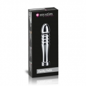 Ребристый фаллоимитатор для электростимуляции Funky Fella Rill Dildo - 13 см. - MyStim - купить с доставкой в Набережных Челнах