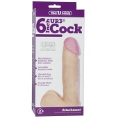Ультра реалистичная насадка Vac-U-Lock  6  ULTRASKYN Cock - 17,3 см. - Doc Johnson - купить с доставкой в Набережных Челнах