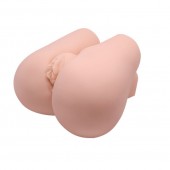 Реалистичный мастурбатор с вибрацией и двумя тоннелями - вагиной и анусом - Baile - в Набережных Челнах купить с доставкой