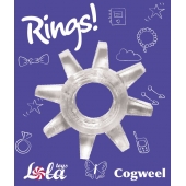 Прозрачное эрекционное кольцо Rings Cogweel - Lola Games - в Набережных Челнах купить с доставкой