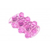 Розовая насадка на пенис Rings Armour - Lola Games - в Набережных Челнах купить с доставкой