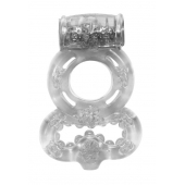Прозрачное эрекционное кольцо Rings Treadle с подхватом - Lola Games - в Набережных Челнах купить с доставкой