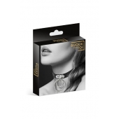 Черный чокер с двумя кольцами - Bijoux Pour Toi - купить с доставкой в Набережных Челнах
