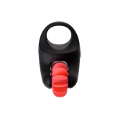 Чёрно-красное эрекционное виброкольцо Erotist - Erotist Adult Toys - в Набережных Челнах купить с доставкой