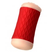 Двухсторонний мастурбатор JOS  NADIN в красном цилиндре - JOS - в Набережных Челнах купить с доставкой