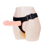 Телесный фаллоимитатор на трусиках Jessica Strap-On - 15,5 см. - Baile - купить с доставкой в Набережных Челнах