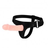 Телесный фаллоимитатор на трусиках Jessica Strap-On - 15,5 см. - Baile - купить с доставкой в Набережных Челнах