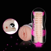 Мастурбатор-вагина Sex In A Can Vibra Vagina Tunnel - Lovetoy - в Набережных Челнах купить с доставкой
