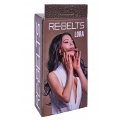 Кляп-трензель Lora с металлическими кольцами - Rebelts - купить с доставкой в Набережных Челнах