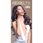 Кляп-трензель Lora с металлическими кольцами - Rebelts - купить с доставкой в Набережных Челнах