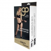 Комплект наручников и поножей LUXURIOUS BED RESTRAINT CUFF SET - Blush Novelties - купить с доставкой в Набережных Челнах
