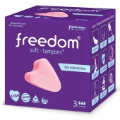 Женские гигиенические тампоны без веревочки FREEDOM normal - 3 шт. - Freedom - купить с доставкой в Набережных Челнах