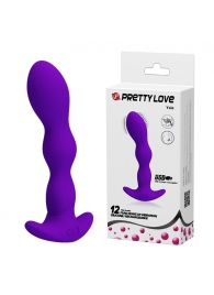 Фиолетовый анальный стимулятор простаты с вибрацией Yale - 14,5 см. - Baile - в Набережных Челнах купить с доставкой