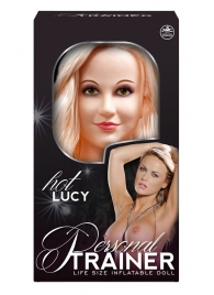 Надувная кукла с вибрацией и 2 любовными отверстиями Hot Lucy Lifesize Love Doll - NMC - в Набережных Челнах купить с доставкой