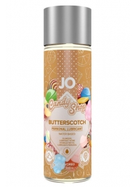 Смазка на водной основе Candy Shop Butterscotch с ароматом ирисок - 60 мл. - System JO - купить с доставкой в Набережных Челнах