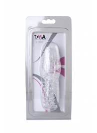 Прозрачная насадка с шишечками и шипами - 13,5 см. - Toyfa Basic - в Набережных Челнах купить с доставкой