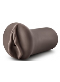 Коричневый мастубратор-вагина Nicole s Kitty - Blush Novelties - в Набережных Челнах купить с доставкой