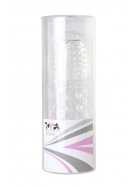 Прозрачная закрытая гелевая насадка - 13,5 см. - Toyfa Basic - в Набережных Челнах купить с доставкой