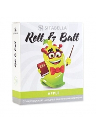 Стимулирующий презерватив-насадка Roll   Ball Apple - Sitabella - купить с доставкой в Набережных Челнах