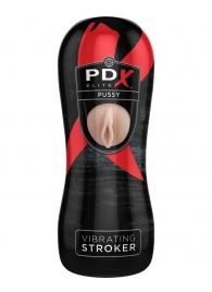 Мастурбатор-вагина Vibrating Pussy Stroker с вибрацией - Pipedream - в Набережных Челнах купить с доставкой