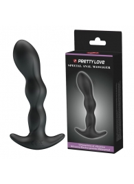 Черный анальный стимулятор простаты с вибрацией Special Anal Massager - 14,5 см. - Baile - в Набережных Челнах купить с доставкой