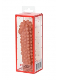 Телесная насадка на фаллос с бугорками KOKOS Extreme Sleeve 10 - 15,8 см. - KOKOS - в Набережных Челнах купить с доставкой