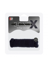 Чёрная веревка для связывания BONDX LOVE ROPE - 5 м. - Dream Toys - купить с доставкой в Набережных Челнах