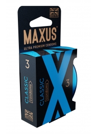 Классические презервативы в железном кейсе MAXUS Classic - 3 шт. - Maxus - купить с доставкой в Набережных Челнах