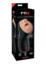 Мастурбатор-ротик Deep Throat Vibrating Stroker - Pipedream - в Набережных Челнах купить с доставкой