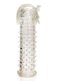 Закрытая прозрачная насадка на пенис Crystal Sleeve Faraon - 13,5 см. - Erowoman-Eroman - в Набережных Челнах купить с доставкой