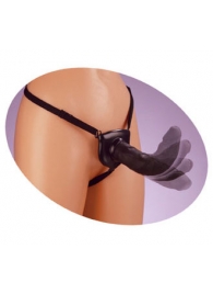 Черный податливый страпон Posable Partner Strap-On - 17,8 см. - Pipedream - купить с доставкой в Набережных Челнах