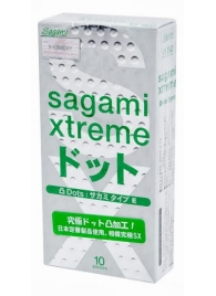 Презервативы Sagami Xtreme Type-E с точками - 10 шт. - Sagami - купить с доставкой в Набережных Челнах